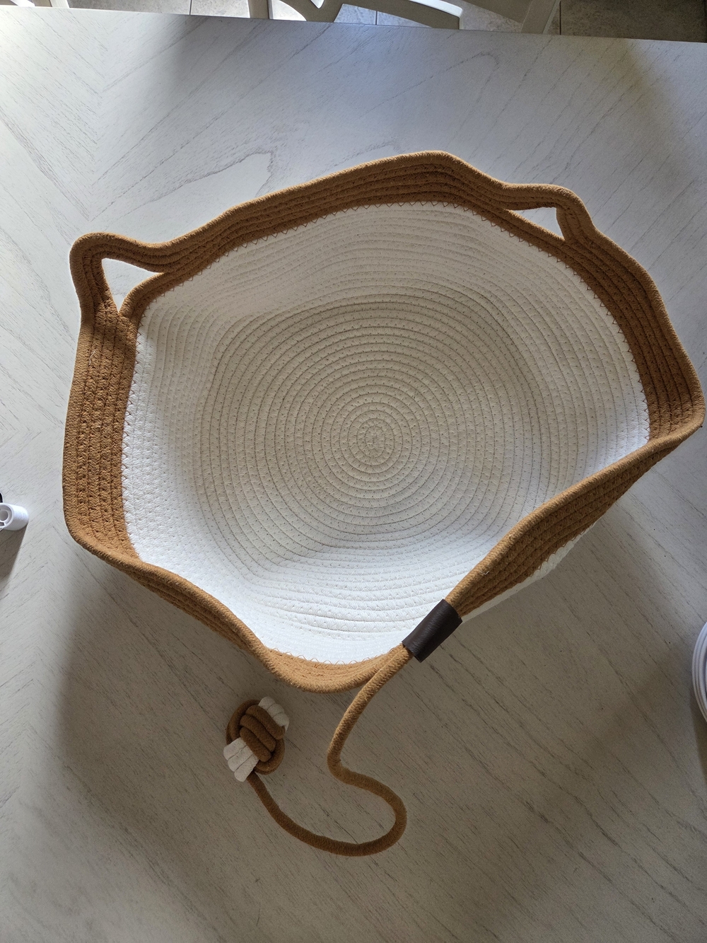 Fhkpet Instinct Basket, Stimuli Handwoven Basket for Cats, Boho Style Bed